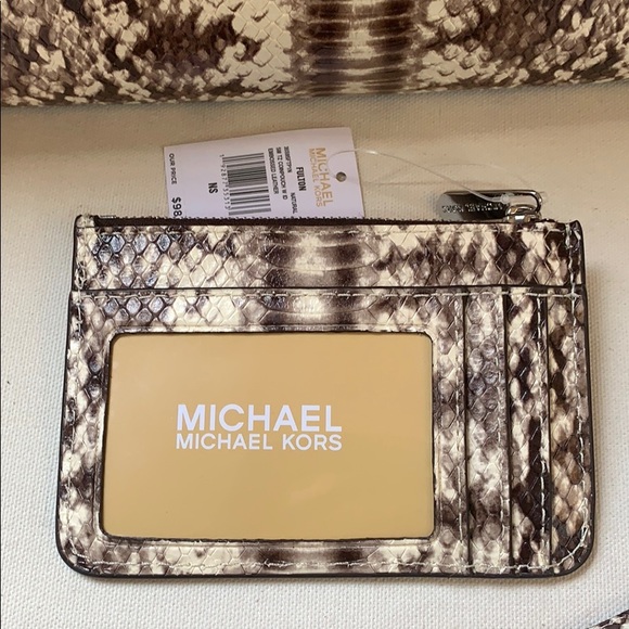 NWT Michael Kors Snakeskin purse and wallet - Picture 5 of 8